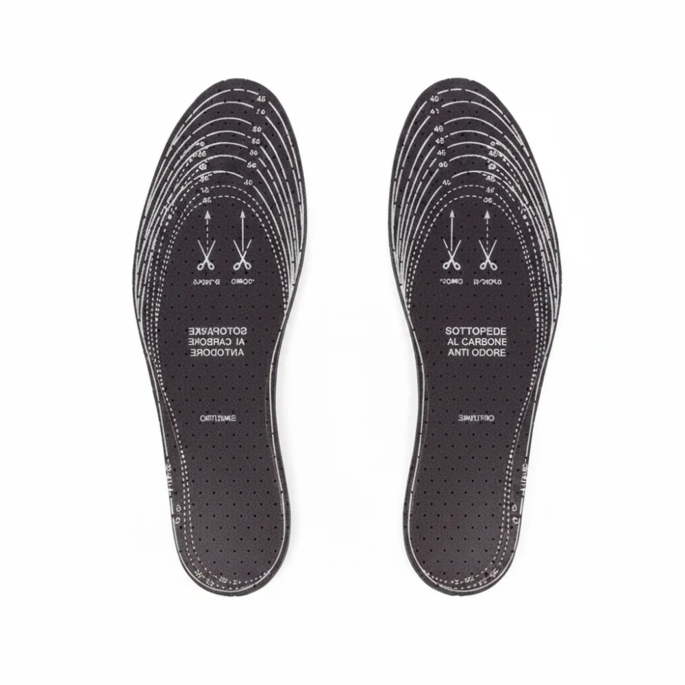 Solette ai Carboni Attivi in Lattice – Antiodore, Taglie 36-46 | Made in Italy