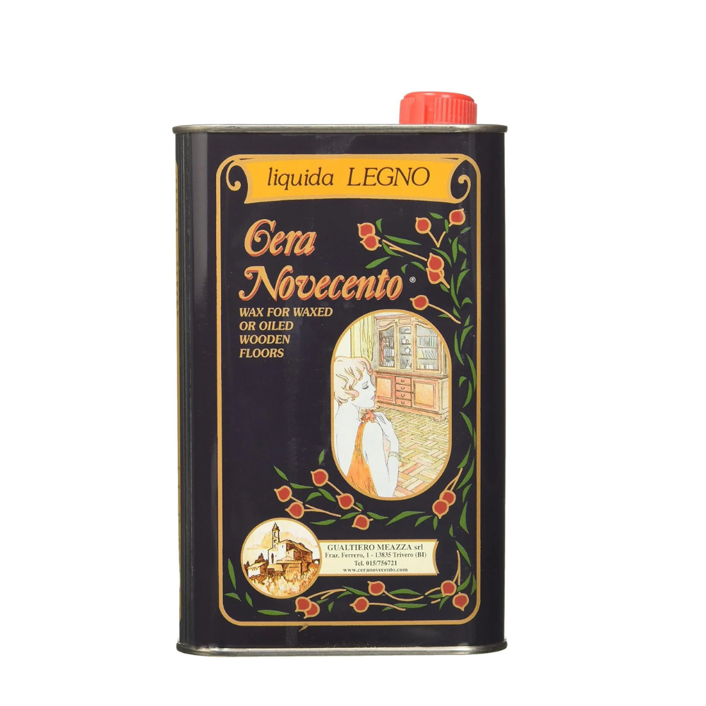CERA NOVECENTO Liquida Rigenerante per Legno, Neutra 1L