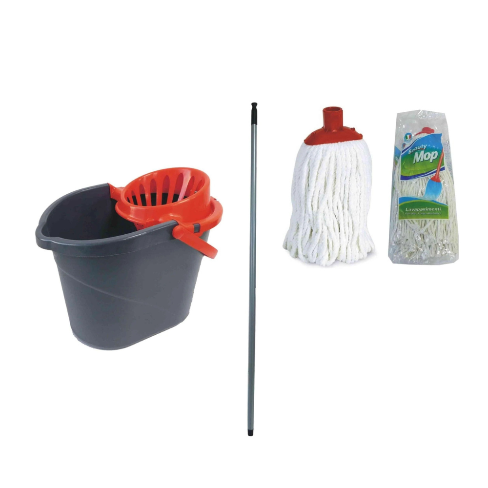 SECCHIO OVALE + STRIZZAMOP + MOP + MANICO