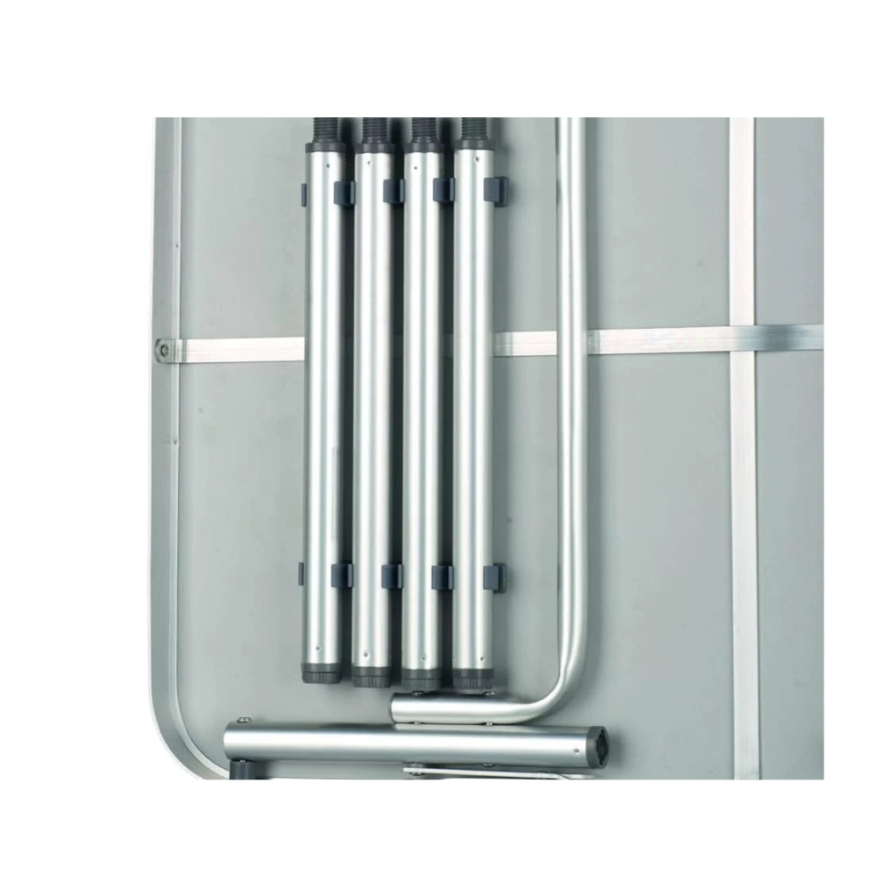 Tavolo Pieghevole Alluminio 75x55cm Regolabile Campeggio