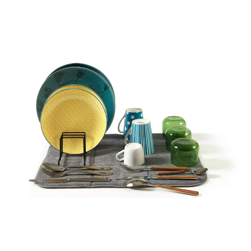 MICROFIBER DISH DRAINER cm. 40x50 + 9-place grid