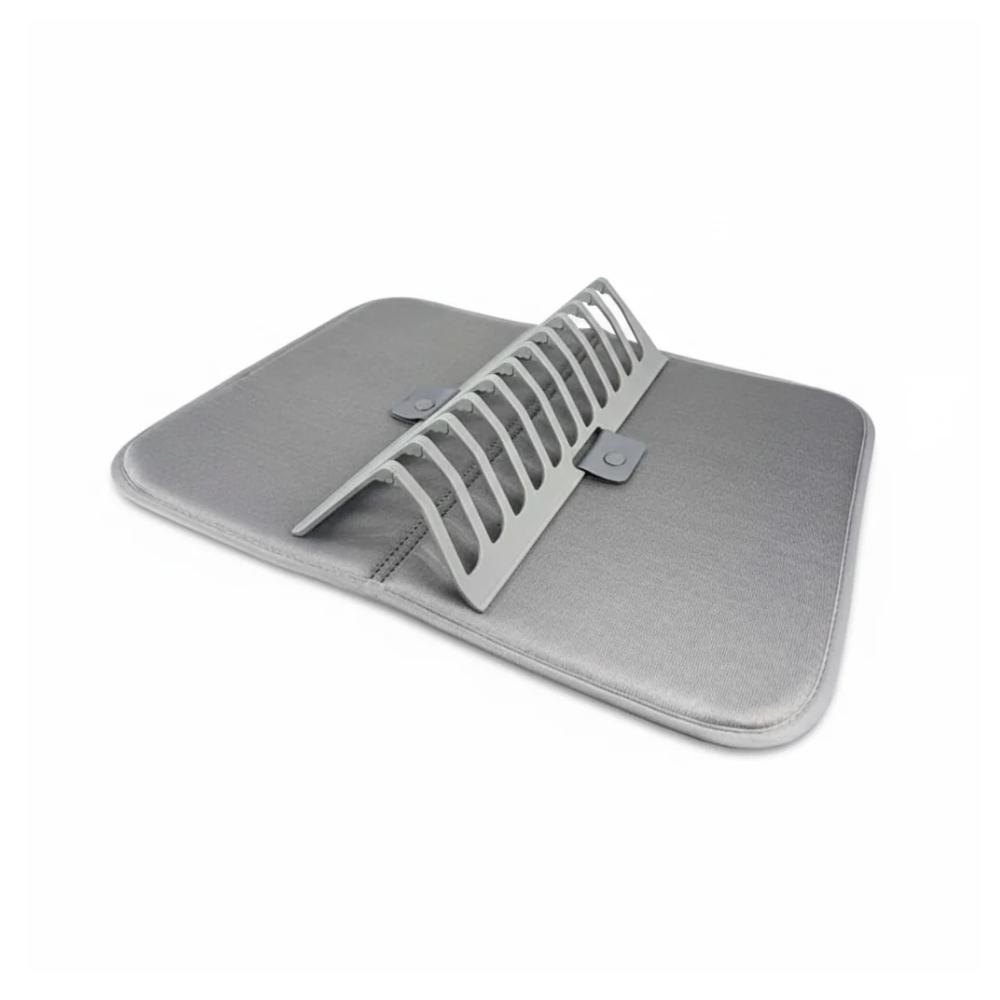 Scolapiatti Microfibra con Rastrelliera 46x36 cm, 3 Strati