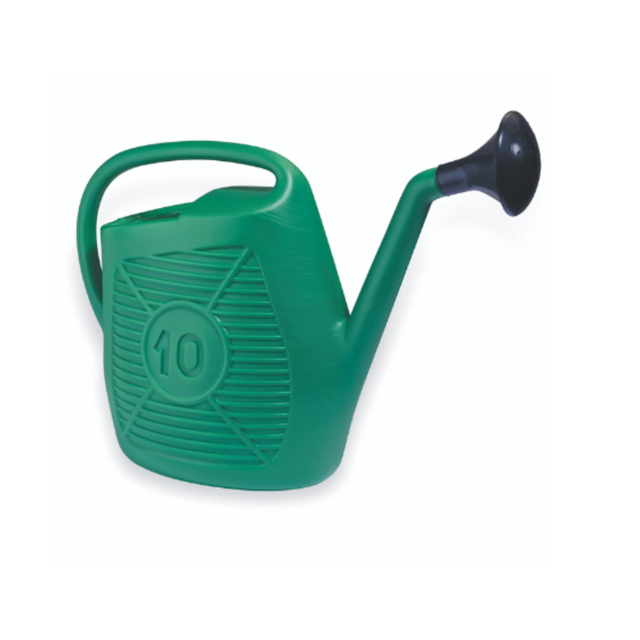 Ecoplast Watering Can, Ideal for Gardening, Plants and Flowers, Easy to Use, Resistant, Long-lasting and Non-deformable, with Shower Head Included, Made in Italy