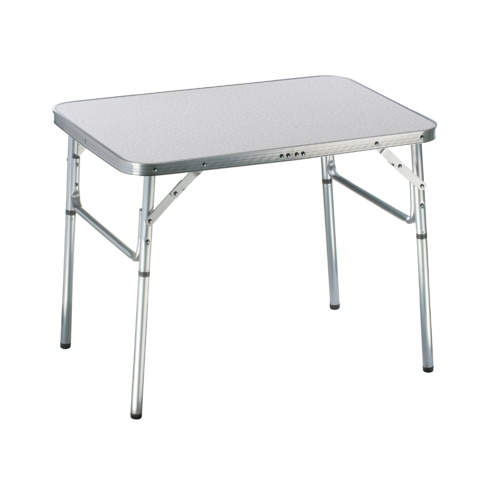 Aluminum Klapptisch Campingtisch 75x55cm Gartentisch Beistelltisch Falttisch Picknicktisch Alutisch faltbar und höhenverstellbar
