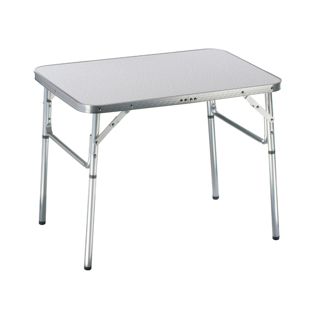 Aluminum Klapptisch Campingtisch 75x55cm Gartentisch Beistelltisch Falttisch Picknicktisch Alutisch faltbar und höhenverstellbar
