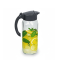 CARAFE EN VERRE DE 1,5 L AVEC COUVERCLE EN PLASTIQUE, 3 COULEURS