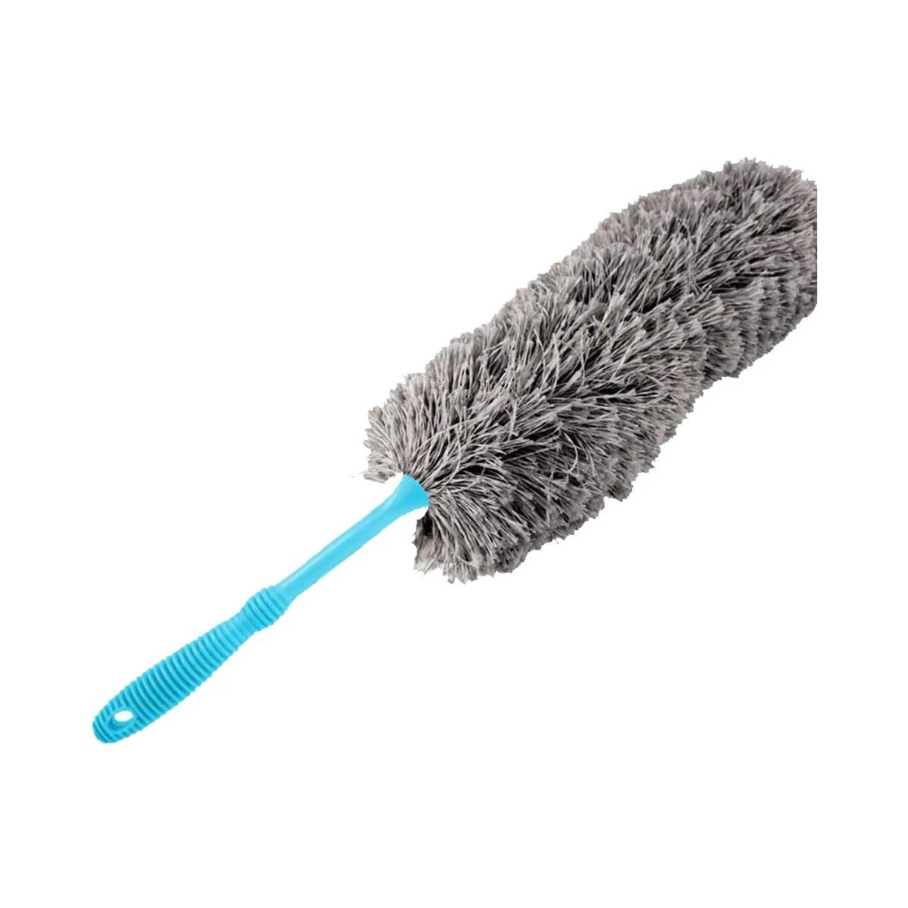 Feather Duster, Microfiber Duster, Feather Duster for Home, Car, Air Conditioner, Dust Brush, Shutter Brush, (Color: Gray)