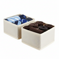 Set 2 Scatole Organizer per Cassetti 14x14x9 cm – TNT Traspirante