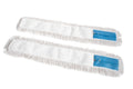 Franges de rechange en coton pour balai-ciseaux (1 paire) blanches