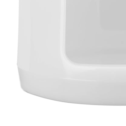 Set da 2 Dispenser per Dischetti di Cotone, Acrilico, Cilindrico, con Coperchio, Bagno, 20x7cm, Vari Colori