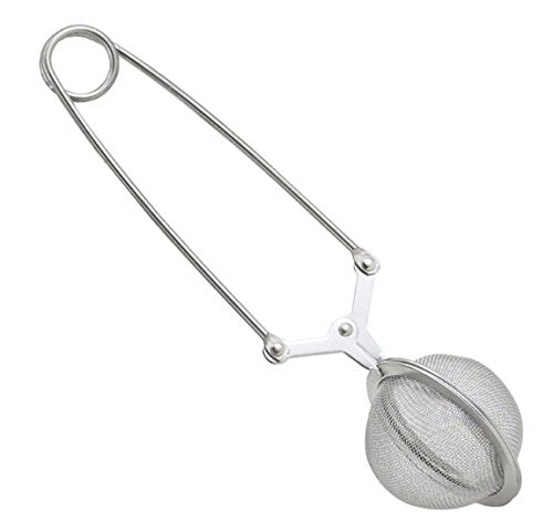 Infusore a Clip per Foglie di Tè | Cucchiaio in Acciaio Inox – Diametro 5 cm