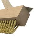 FOFO' STEEL WIRE GARDEN GROUT BRUSH FOR REMOVING WEEDS AND MOSS with 36 CM WOODEN HANDLE, PACK OF 2