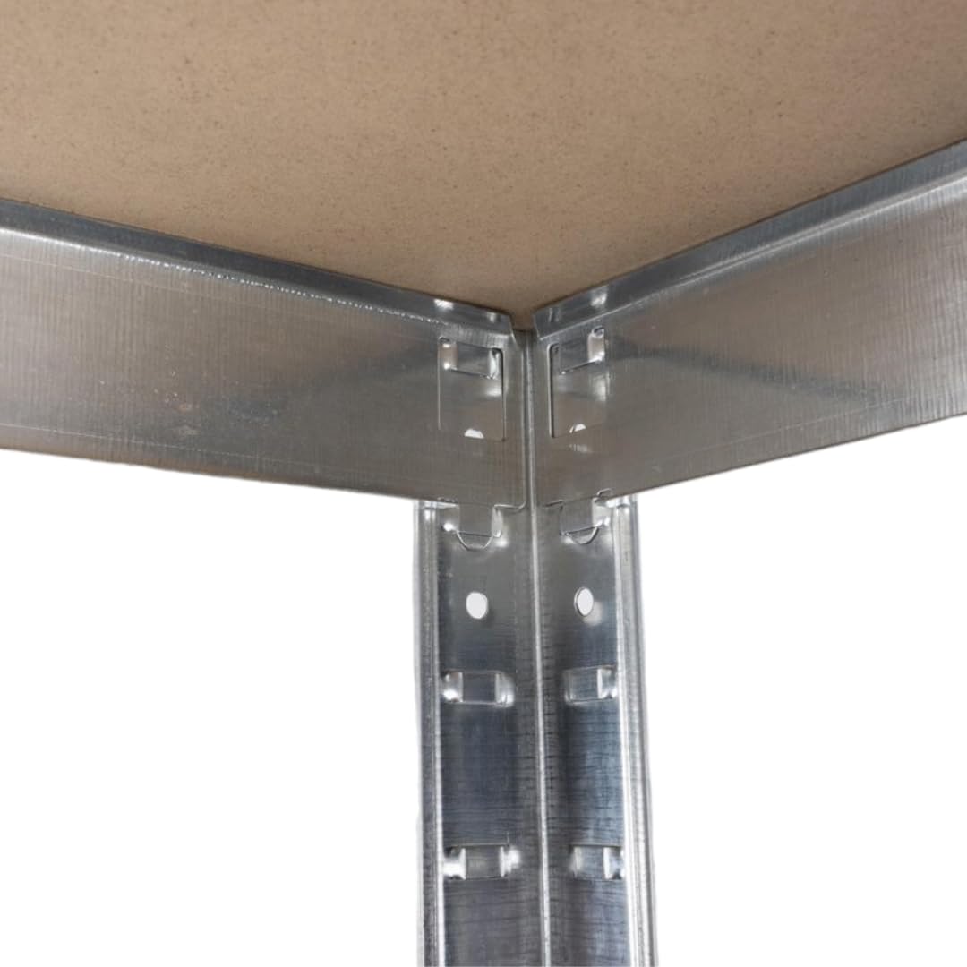 Scaffale Metallico 5 Ripiani 75x30x170cm Portata 750kg - Alpina Heavy Duty