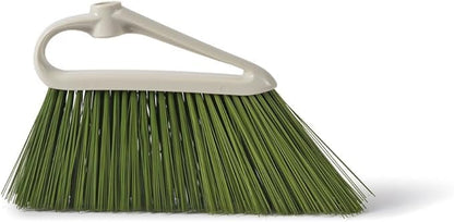 Set Pulizia Giardino - Scopa Fibra Nylon Manico Metallo + Paletta Basculante