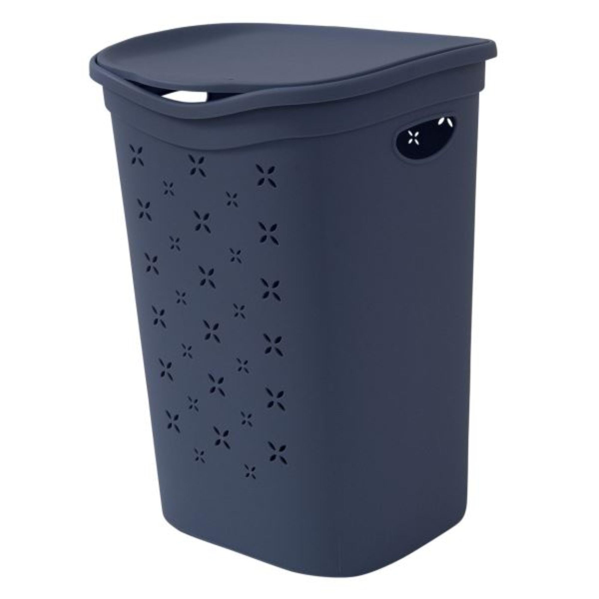 Portabiancheria 55L Plastica Resistente con Manici 7 colori