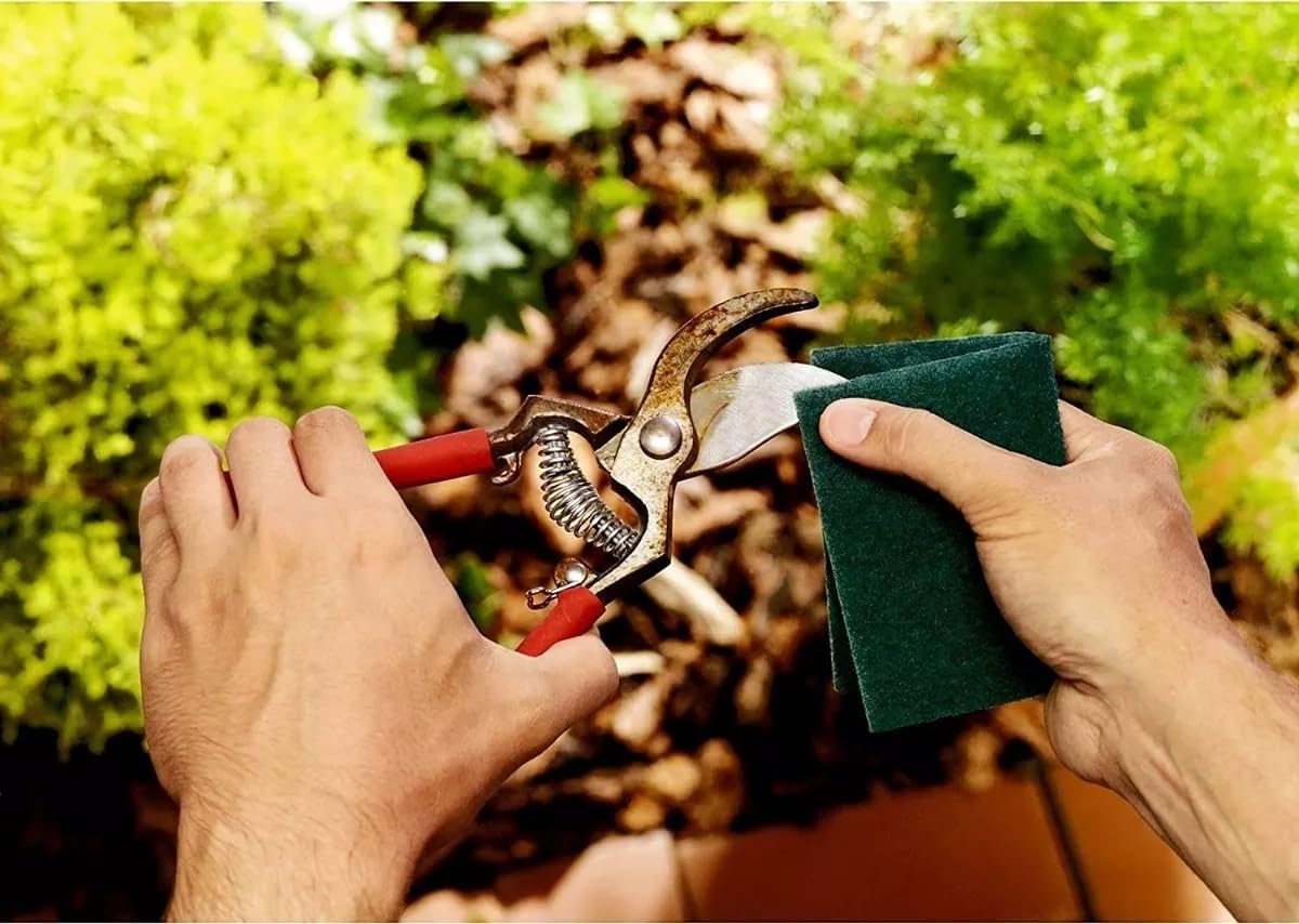 Fibra Abrasiva Verde XXL 15x30cm Professionale - 24 Pezzi