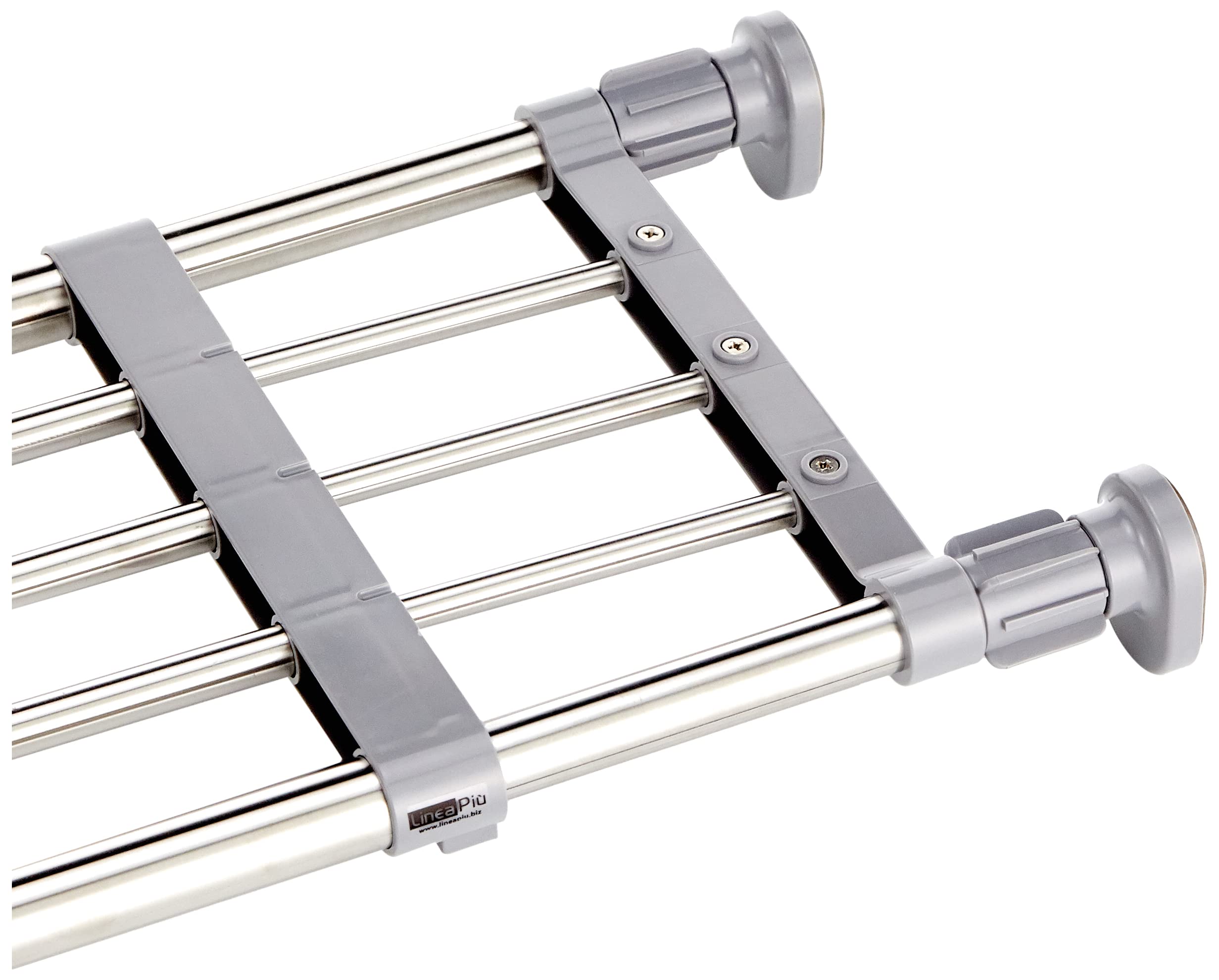 Mensola Estensibile Separatore Armadio  in Acciaio Inox – 72x120cm o 108x190cm