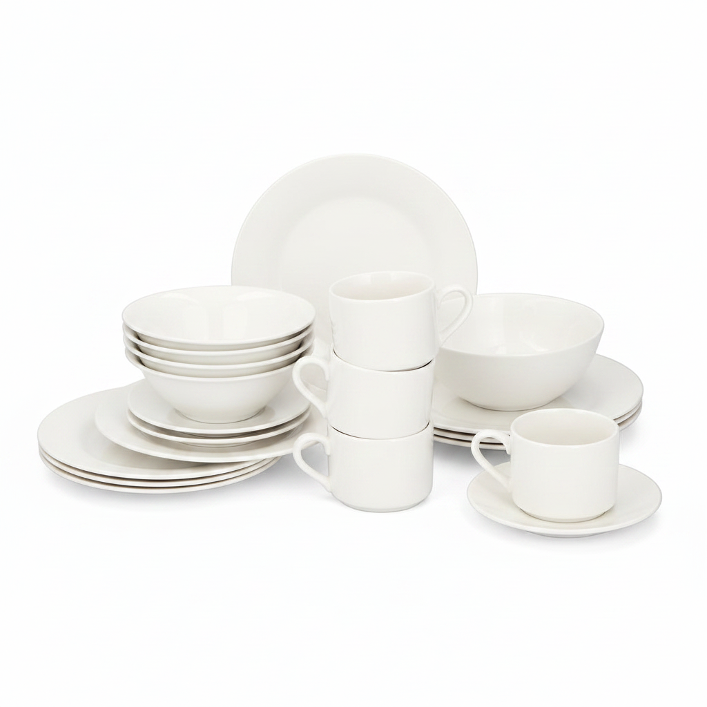 Set 16 Piatti Colazione 4 Persone Terracotta Lavastoviglie