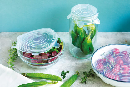 Coperchio Silicone Coll. Sigillafresco - conf. 6 Pezzi - Varie Misure