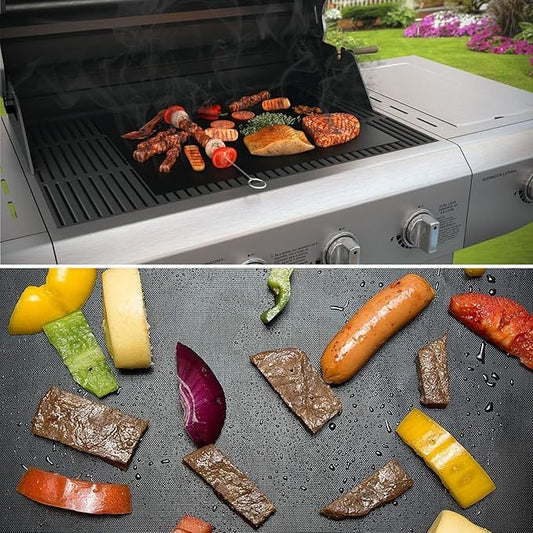 Griglia Stuoie Barbecue Tappetino 40x33 cm, 3 pezzi