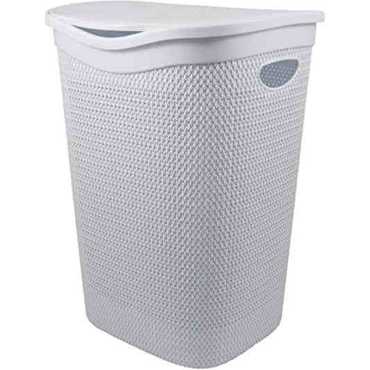 Portabiancheria Bianco 55L Belli e Forti - Cesto Bucato Grande in Polipropilene
