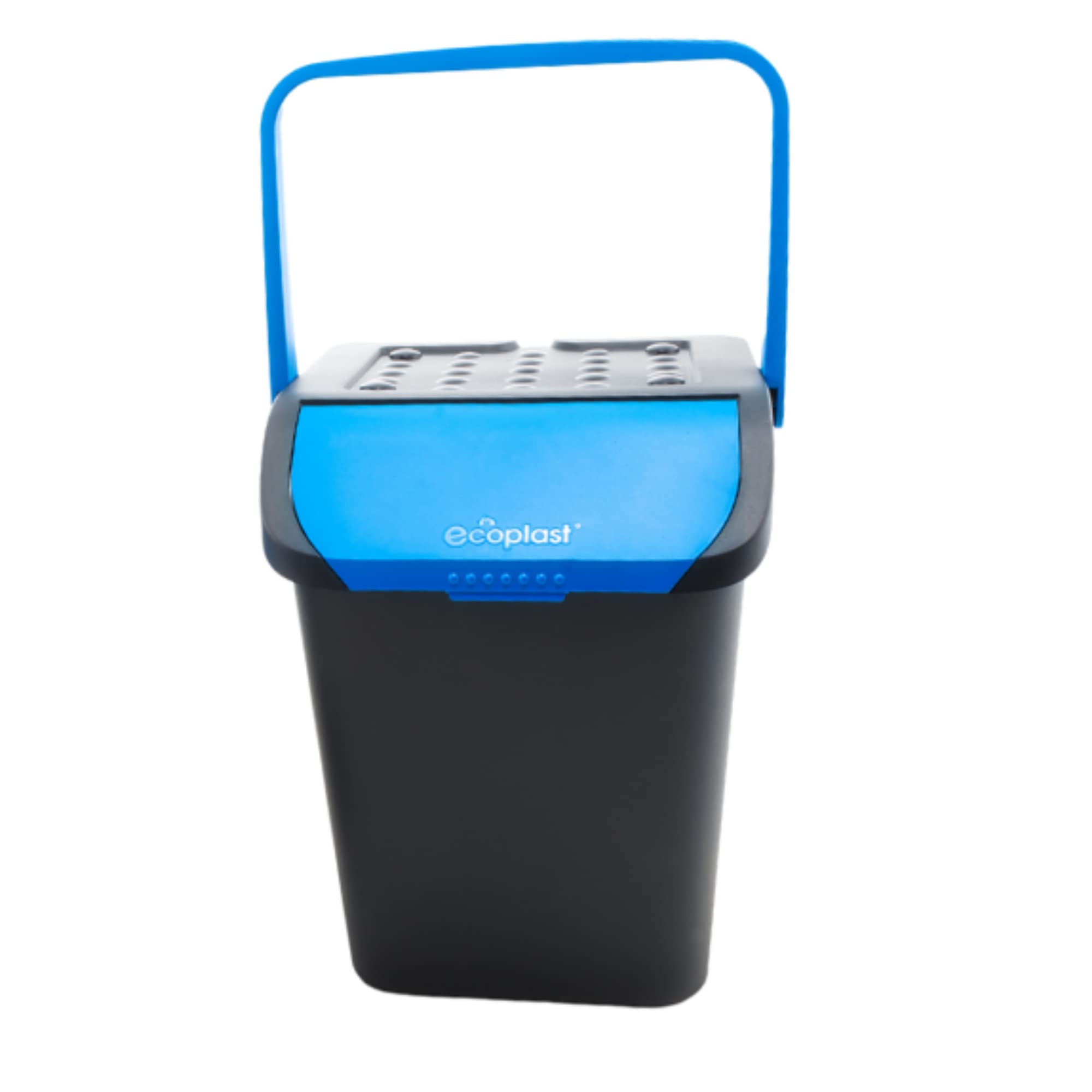 Pattumiera Ecoplast 35L Marrone Raccolta Differenziata Apertura a Libro