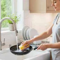 Spugna Cucina Salvaunghie con Abrasivo Antigraffio –SCRUBBY
