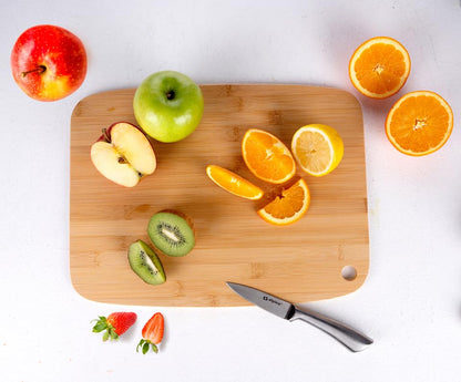 Tagliere in legno – 38 x 28 x 0,8 cm – Tagliere per pane – Bambù