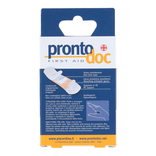 Cerotti Classici Formato Medio 12 Pezzi - Medicazione Ferite Pronto Doc