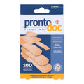Pronto Doc Assorted Classic Plasters, Pack of 100 Plasters