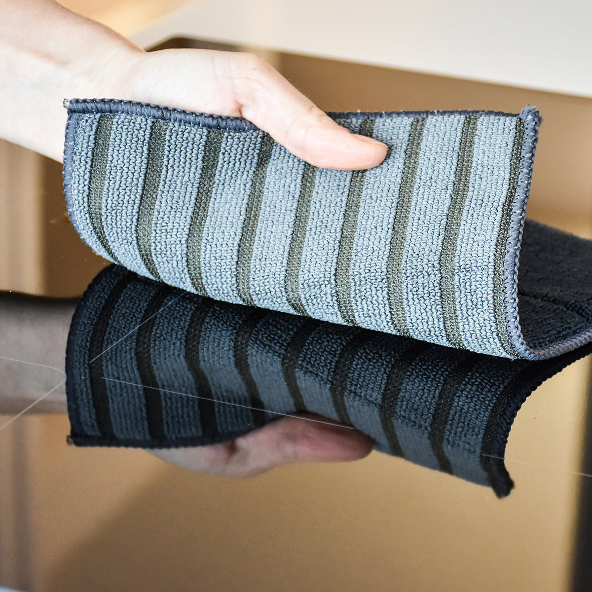 Panni Piano Cottura in Vetroceramica – Set 3 Panni Multi Azione per Piano Cottura e Induzione, 18x20 cm
