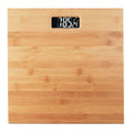 Digital Bathroom Scale, Maximum Load 180 kg, Battery Powered, Personal Weighing Scale, HxWxD: 3 x 30 x 30 cm, Brown