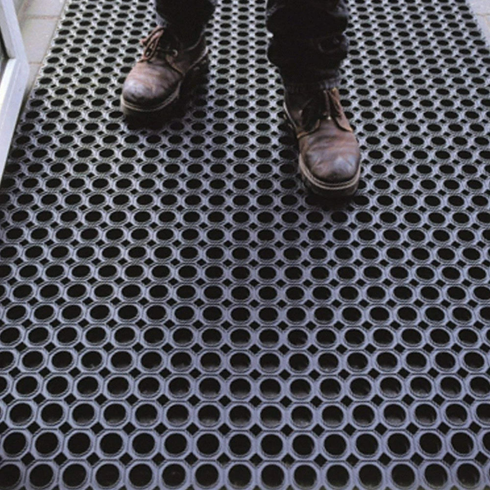 Rubber Compos Doormat with Holes 50x100 cm