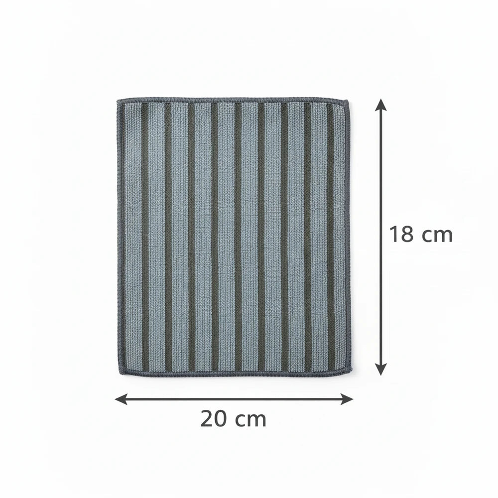 Panni Piano Cottura in Vetroceramica – Set 3 Panni Multi Azione per Piano Cottura e Induzione, 18x20 cm