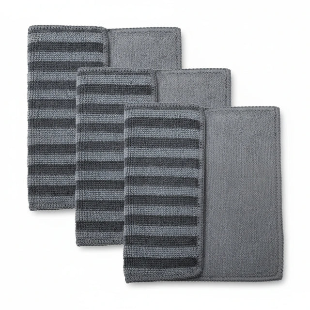 Panni Piano Cottura in Vetroceramica – Set 3 Panni Multi Azione per Piano Cottura e Induzione, 18x20 cm