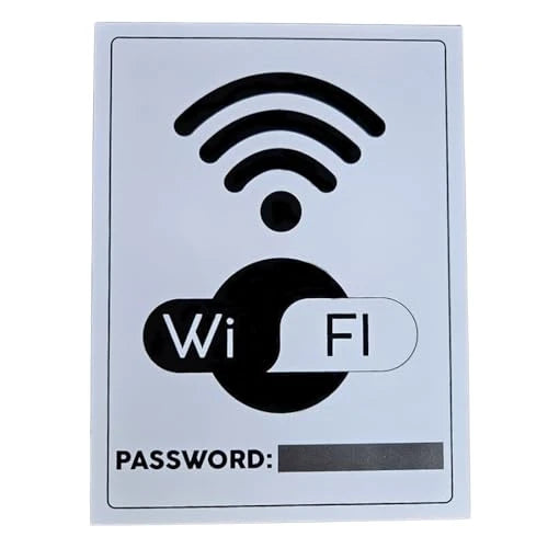 Cartello Adesivo WiFi