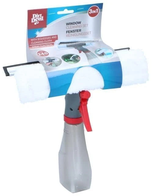 Pulitore per Finestre 3 in 1 con Spray - Dirt Devil 240ml