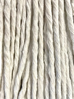 3-piece replacement kit for professional cotton mop with band, 400g, + 1 mop clip, white