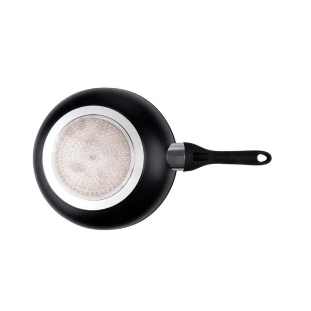 Wok 30cm Alpina Antiaderente Manico Legno