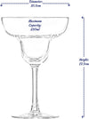 Alpina Large Gin Glasses, 730ml, Set of 4 Gin and Tonic Glasses, Copa Style Cocktail Glasses, G&amp;T Glasses, Party Gift, Home, Bar, Pub, Restaurant, Stemware
