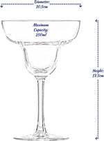Alpina Large Gin Glasses, 730ml, Set of 4 Gin and Tonic Glasses, Copa Style Cocktail Glasses, G&amp;T Glasses, Party Gift, Home, Bar, Pub, Restaurant, Stemware
