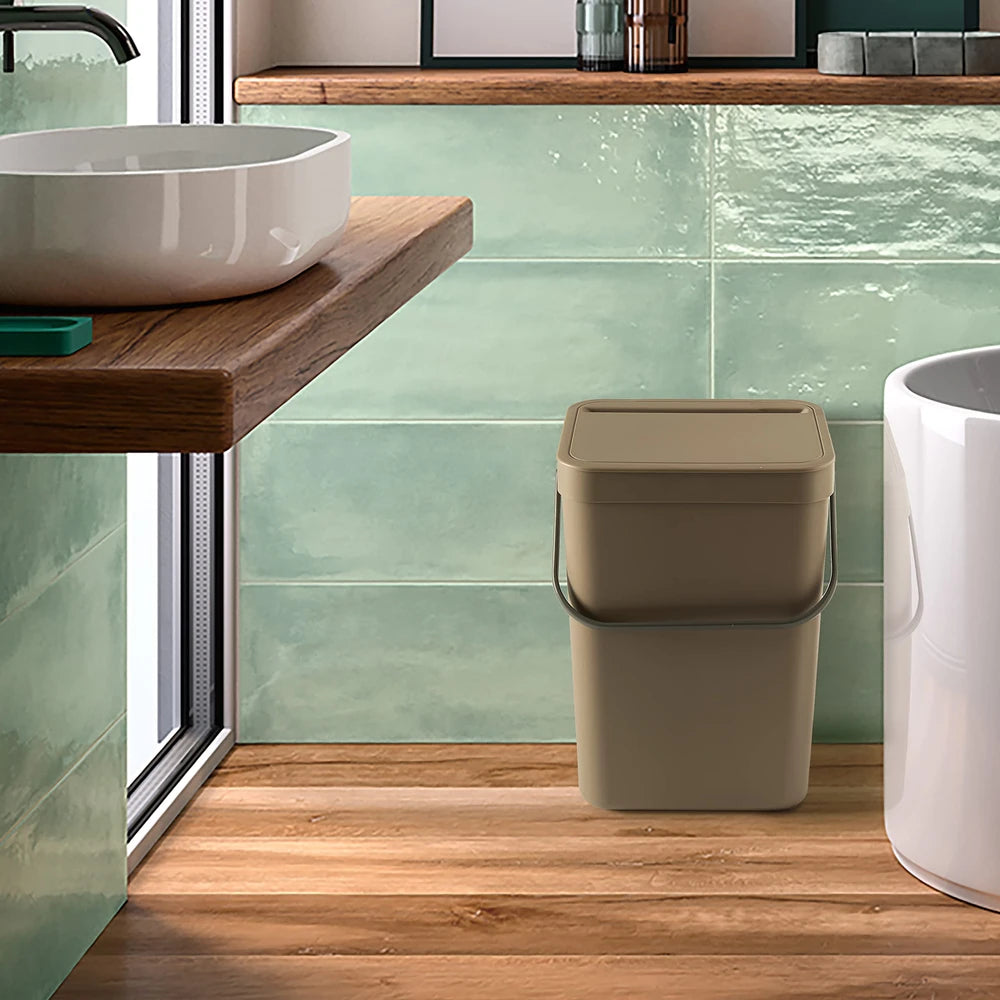 Perfect HANGING WASTE BIN FOR WET / ORGANIC WASTE - GINO collection - 12 lt. 2 Colors