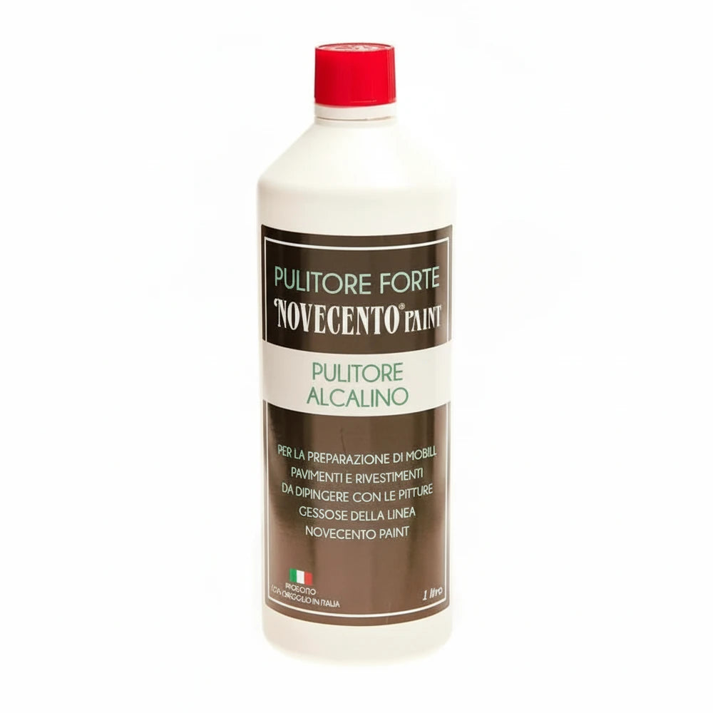 Novecento Paint Nettoyant Alcalin Puissant 1L - Dégraissant Professionnel Concentré pour la Préparation des Surfaces
