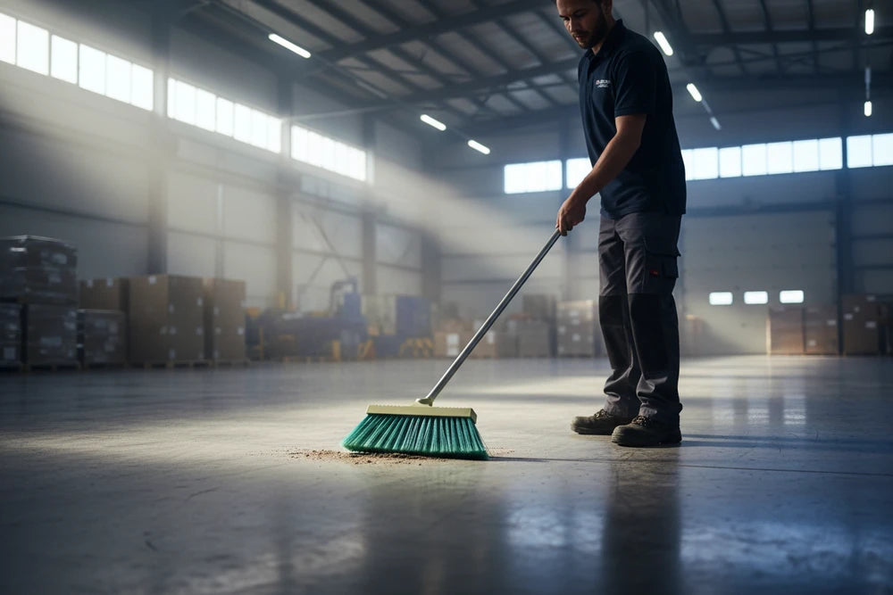 FOFO' FercasaShop® - Balai incliné à poils souples pour le lavage des bateaux, voitures, camping-cars, camions et sols industriels.