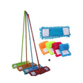 Scopa Mop Microfibra 45cm Telescopica + Ricambio
