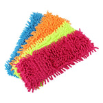 MICROFIBER MOP. DUST-CATCHING, WASHING, AND DRYING MOP WITH REPLACEABLE MICROFIBER CLOTH. EXTENDABLE TELESCOPIC WAND. + REPLACEMENT CLOTH.