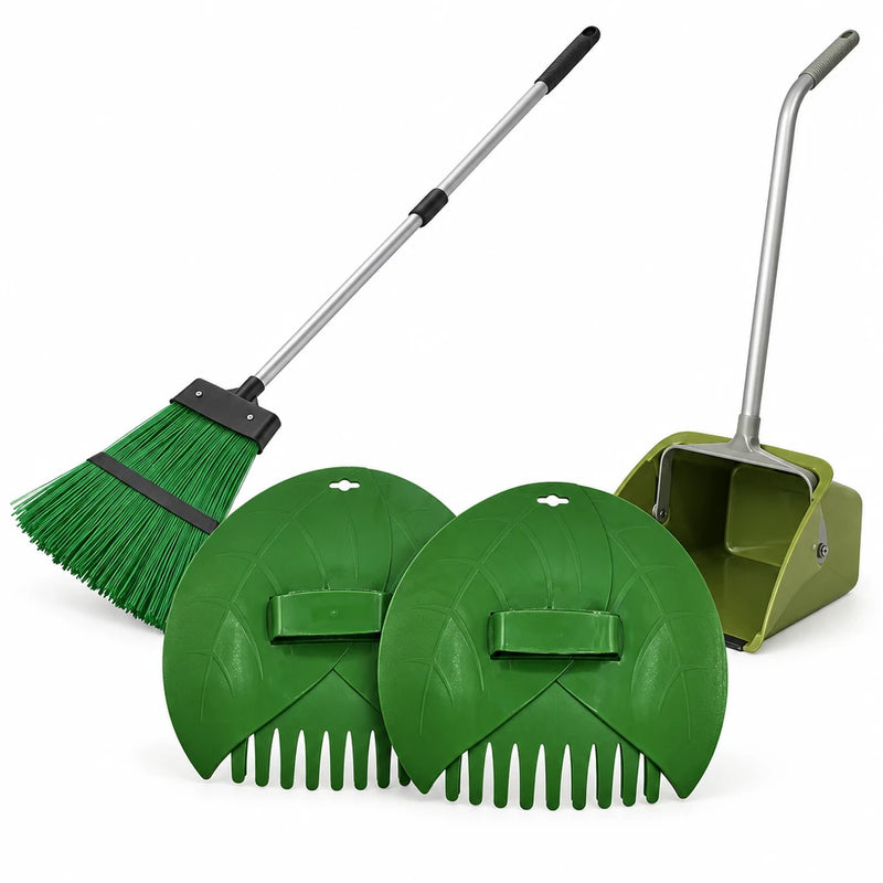 Set Giardino Basic  - Scopa Garden Alzaimmondizia e Raccogli foglie