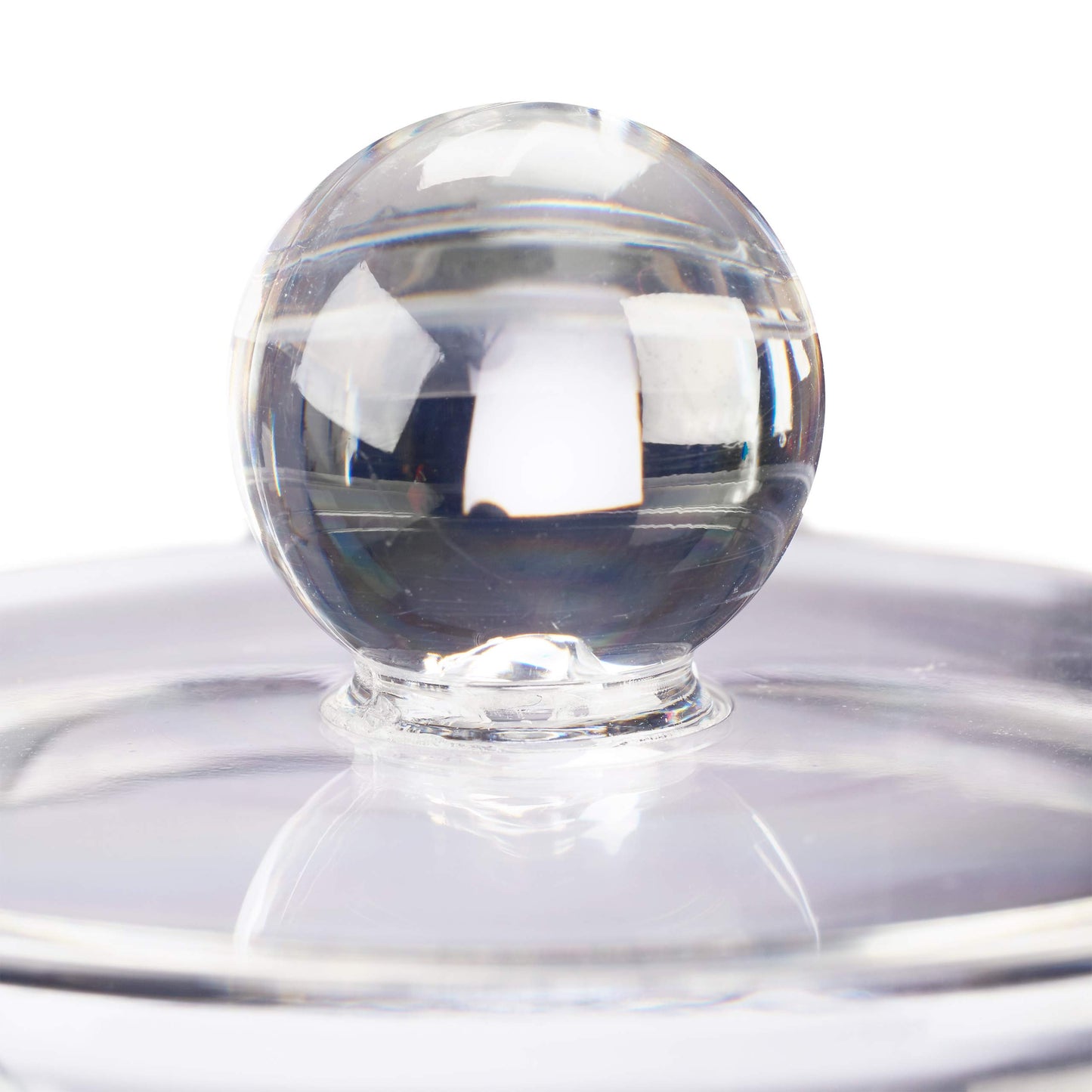 Set da 2 Dispenser per Dischetti di Cotone, Acrilico, Cilindrico, con Coperchio, Bagno, 20x7cm, Vari Colori