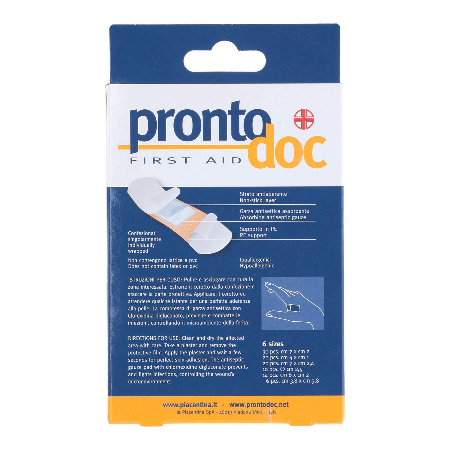 Cerotti Classici Assortiti con Clorexidina - Confezione da 2 (100 Cerotti) | PRONTO DOC