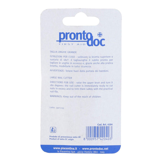 Taglia Unghie Grande In Acciaio Inox